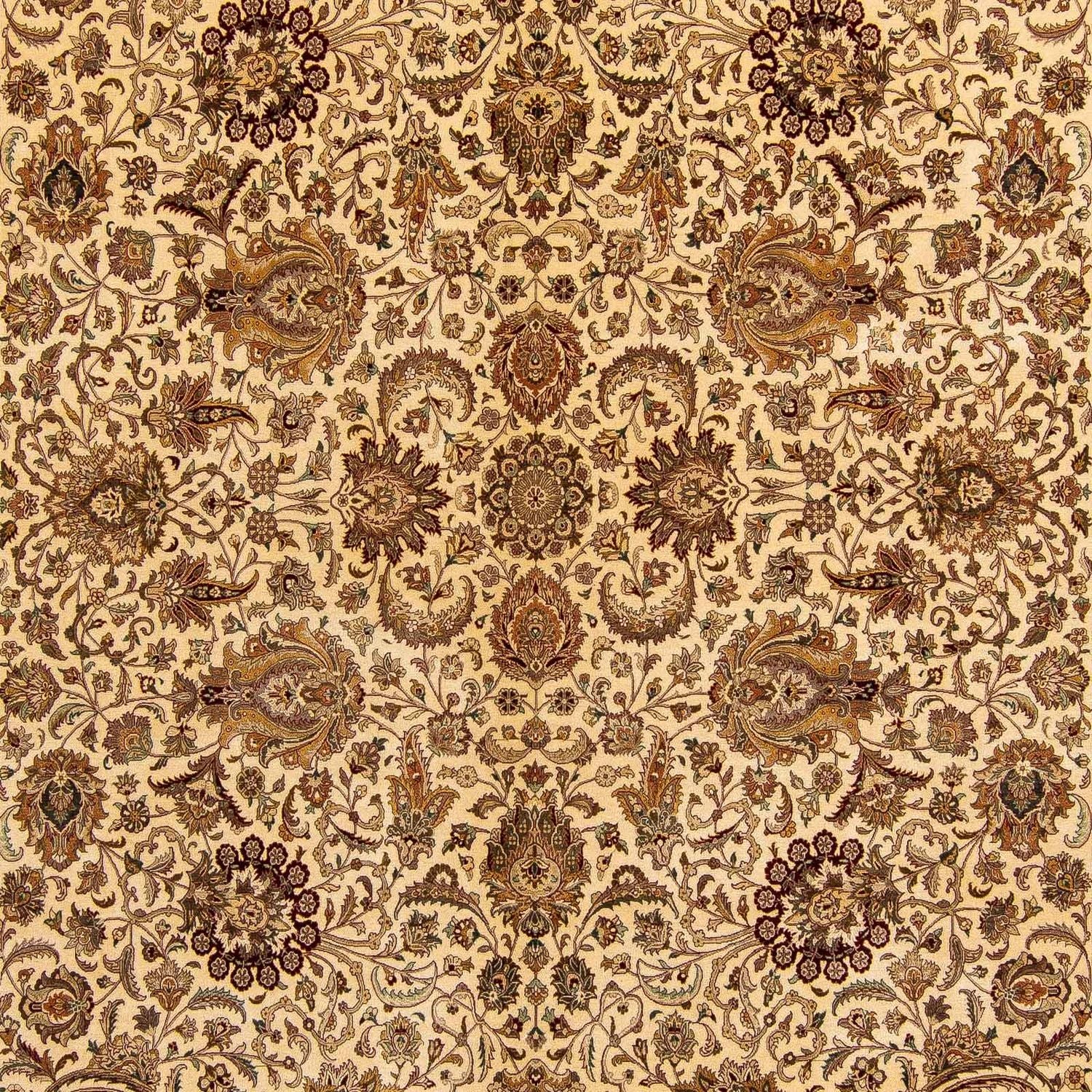 Tappeto vintage - 433 x 306 cm - marrone chiaro