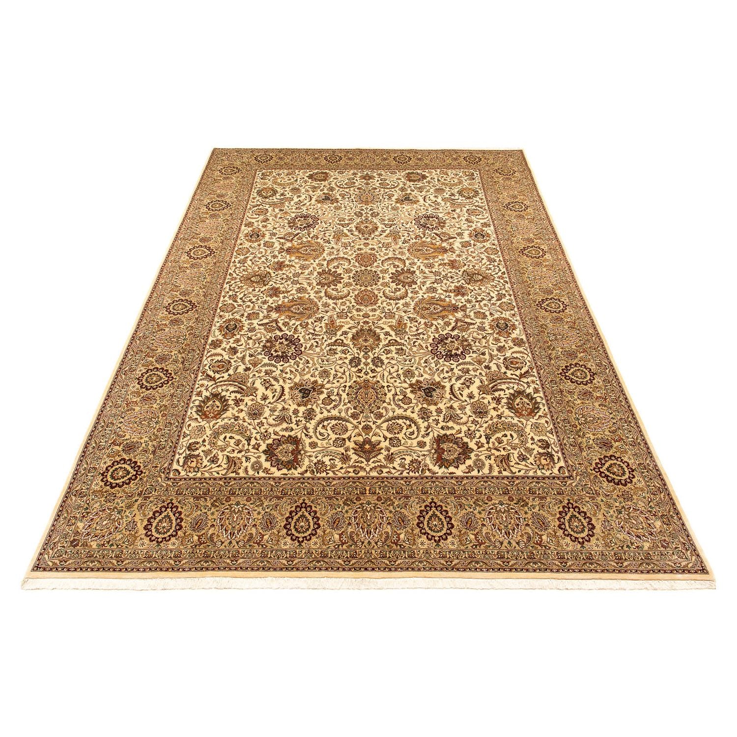Tappeto vintage - 433 x 306 cm - marrone chiaro