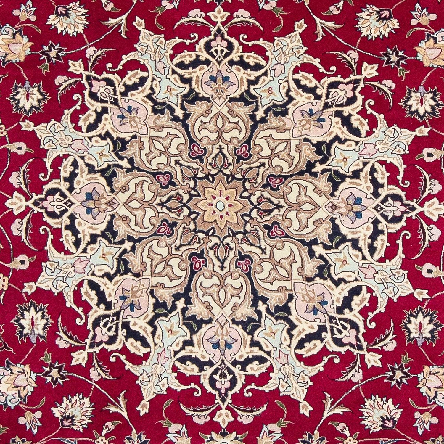 Tappeto Persero - Tabriz - Reale - 290 x 203 cm - rosso scuro