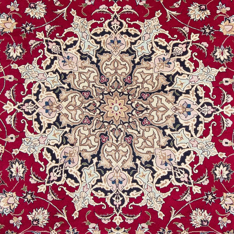 Tappeto Persero - Tabriz - Reale - 290 x 203 cm - rosso scuro