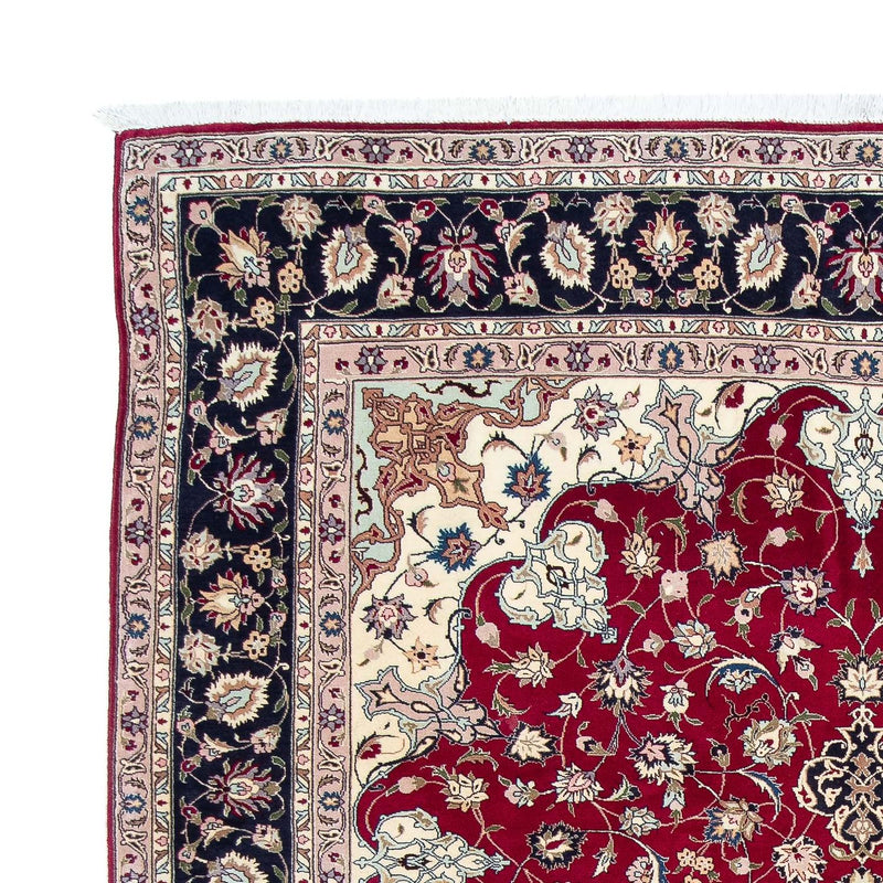 Tappeto Persero - Tabriz - Reale - 290 x 203 cm - rosso scuro