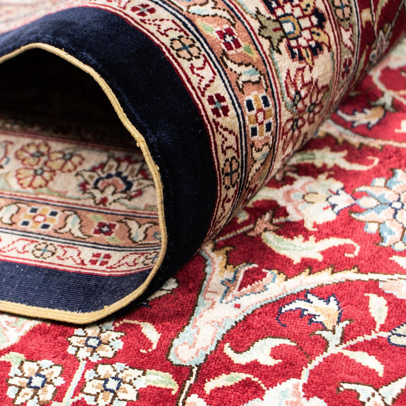 Tappeto orientale - Hereke - 370 x 276 cm - rosso scuro