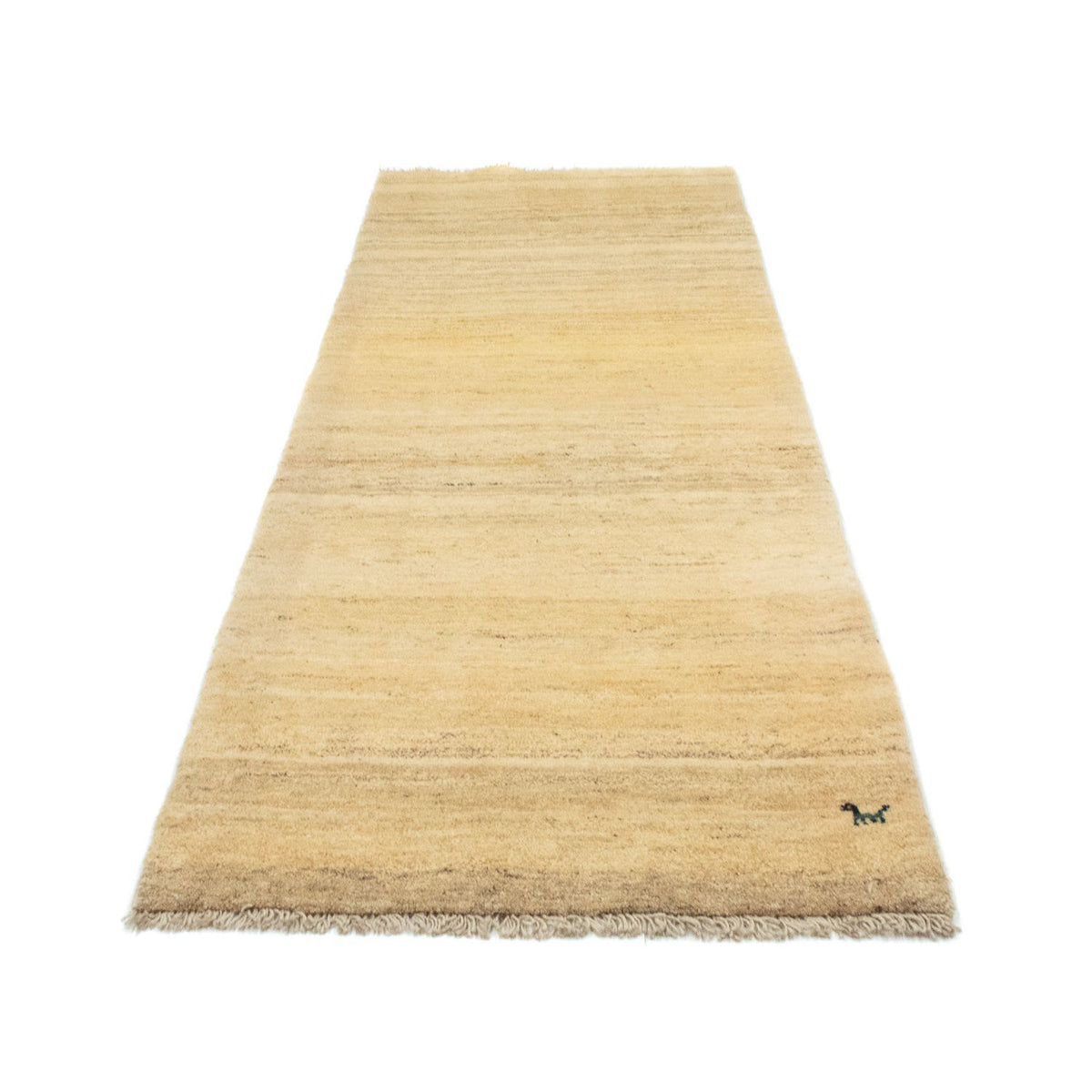 Tappeto corsia Tappeto Gabbeh - Persero - 277 x 93 cm - beige