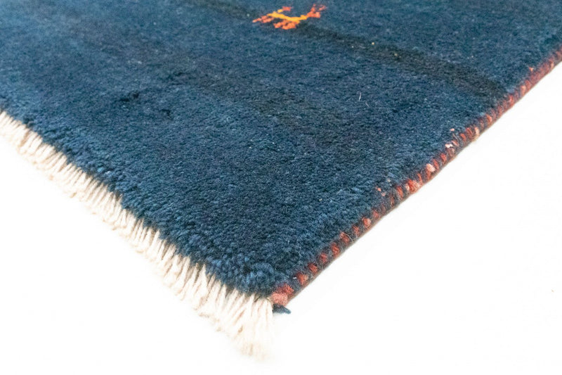 Tappeto Gabbeh - Persero quadrato  - 295 x 278 cm - blu scuro