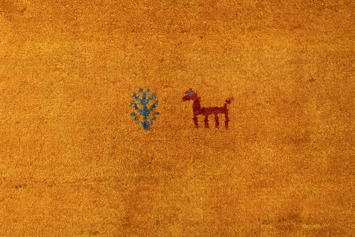 Tappeto Gabbeh - Persero - 338 x 254 cm - oro