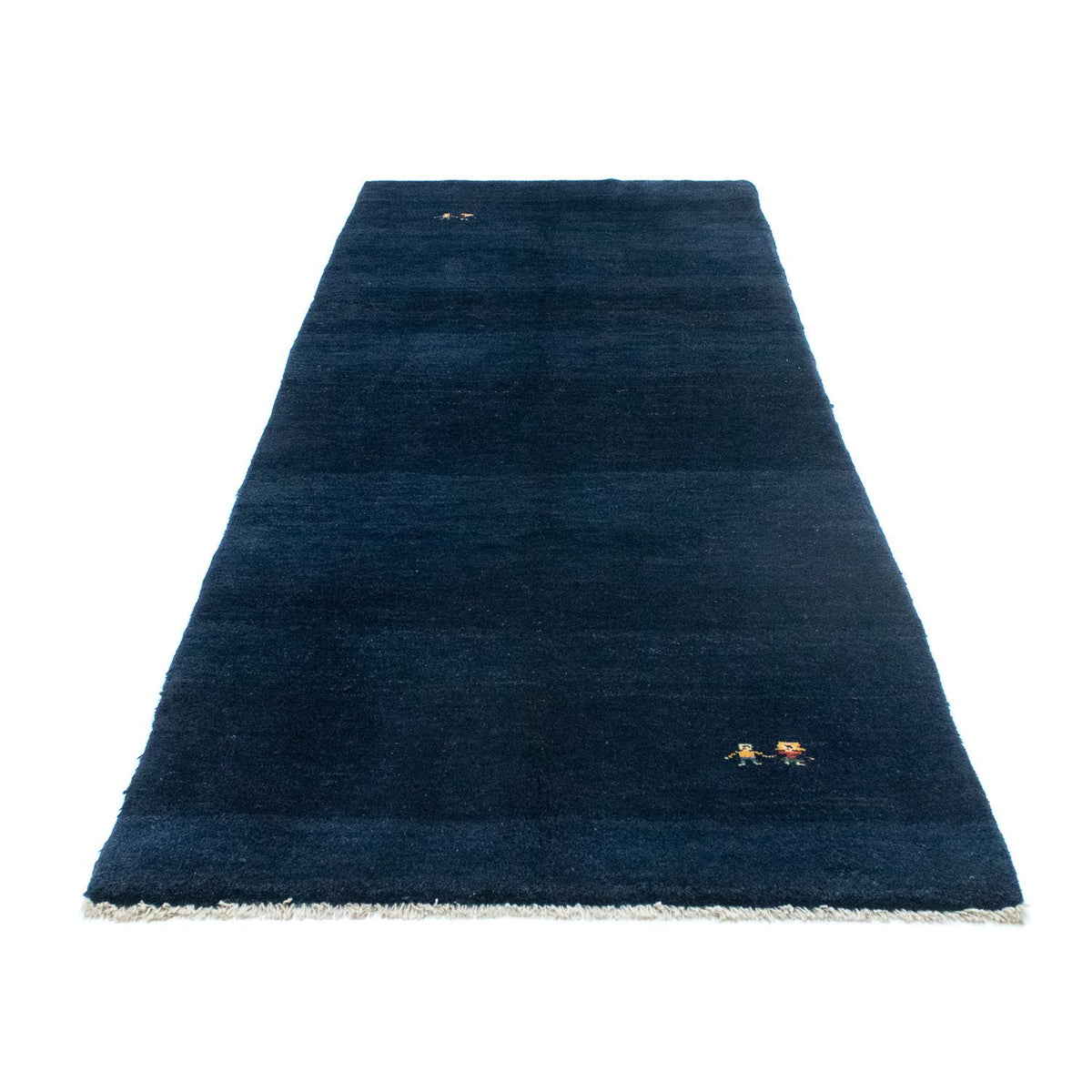 Tappeto corsia Tappeto Gabbeh - Persero - 293 x 111 cm - blu scuro