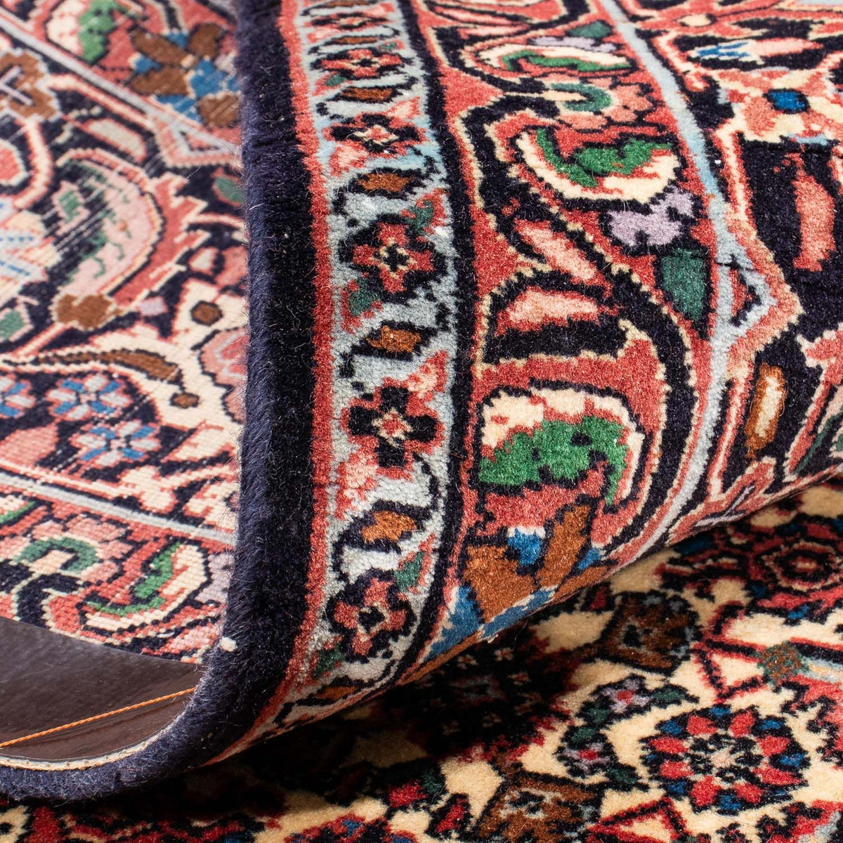 Tappeto Persero - Bidjar - 348 x 252 cm - rosso scuro