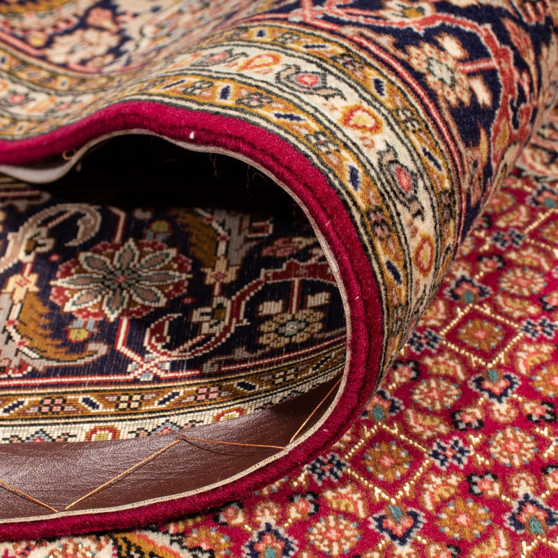 Tappeto Persero - Tabriz quadrato  - 204 x 201 cm - rosso scuro