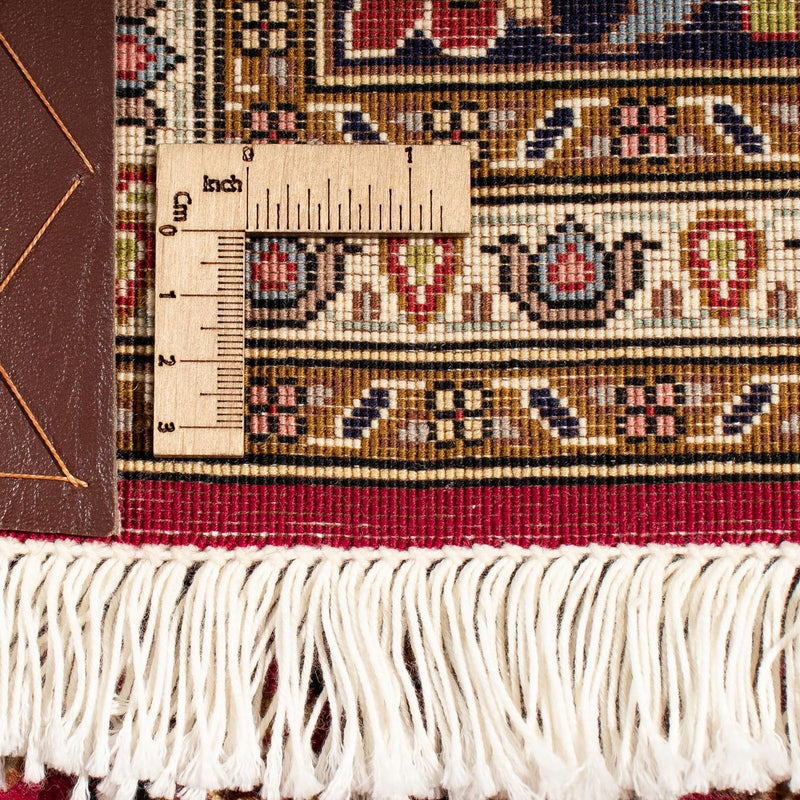 Tappeto Persero - Tabriz quadrato  - 204 x 201 cm - rosso scuro