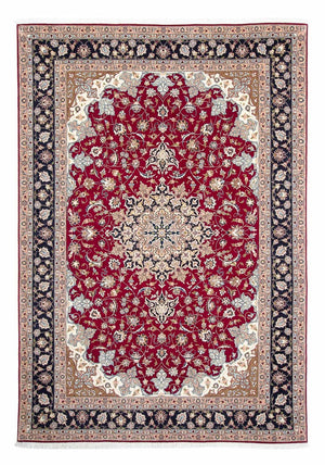Tappeto Persero - Tabriz - Reale - 293 x 202 cm - rosso scuro