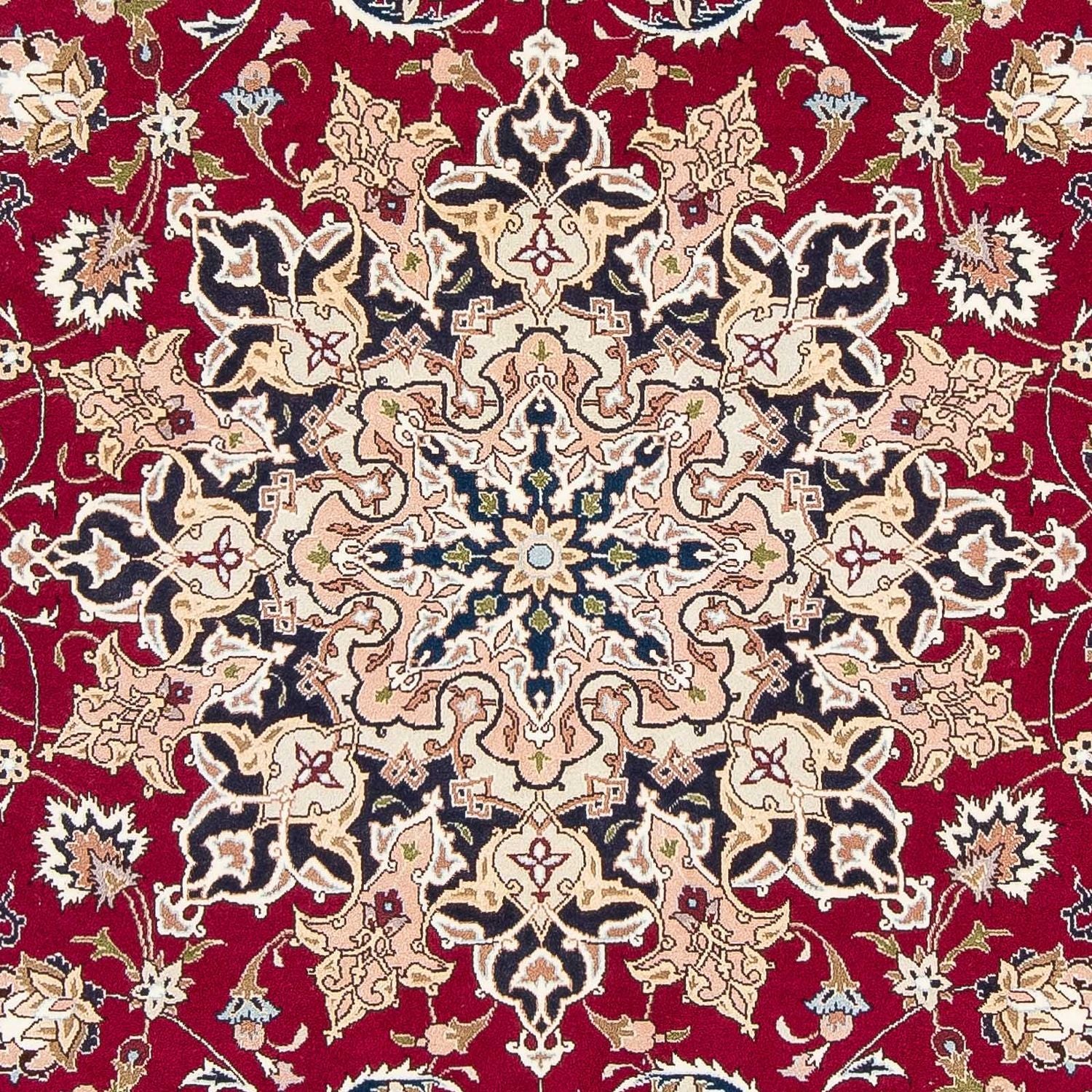 Tappeto Persero - Tabriz - Reale - 293 x 202 cm - rosso scuro