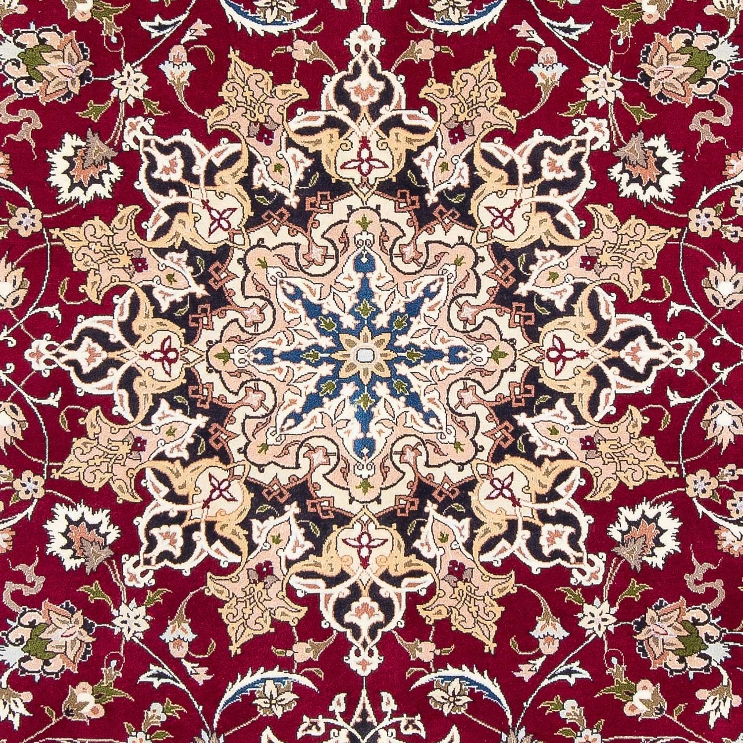 Tappeto Persero - Tabriz - Reale - 301 x 201 cm - rosso scuro