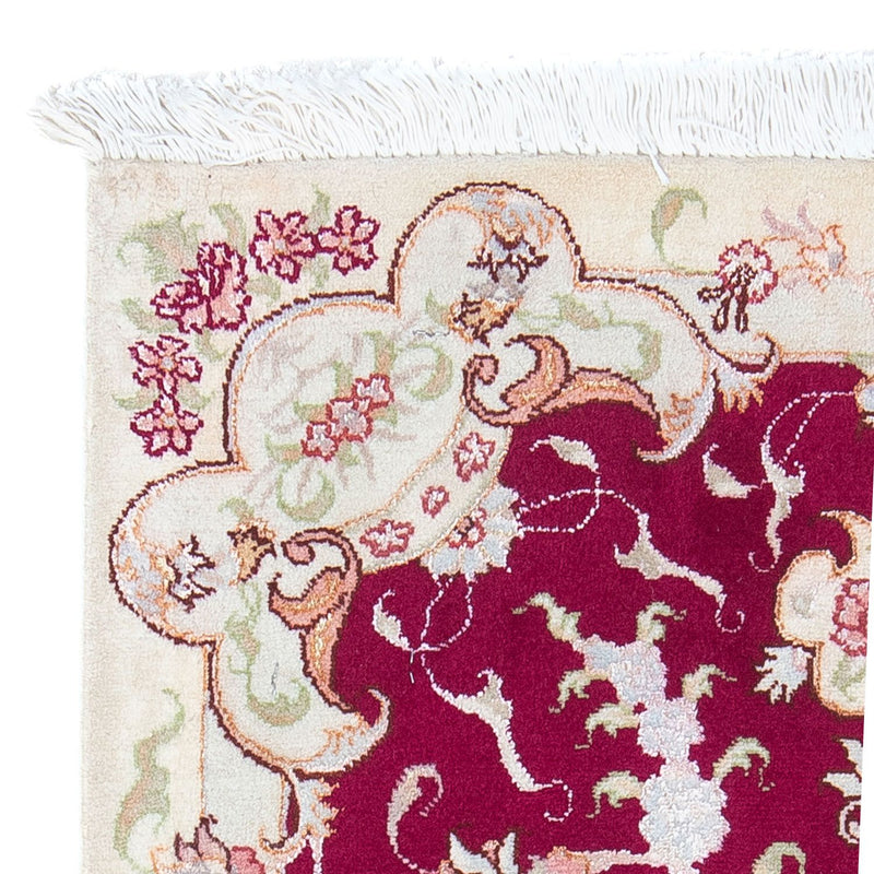 Tappeto Persero - Tabriz - Reale - 98 x 58 cm - rosso scuro