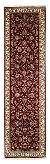 Tappeto corsia Tappeto Persero - Tabriz - Reale - 295 x 77 cm - rosso scuro