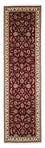 Tappeto corsia Tappeto Persero - Tabriz - Reale - 295 x 77 cm - rosso scuro