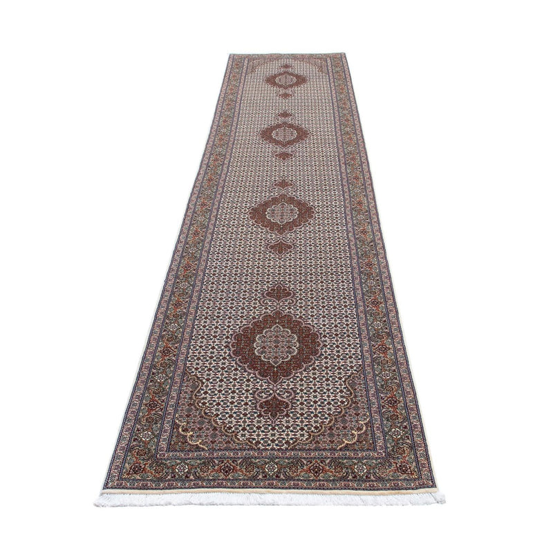 Tappeto corsia Tappeto Persero - Tabriz - 405 x 83 cm - multicolore