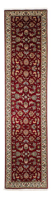 Tappeto corsia Tappeto Persero - Tabriz - Reale - 316 x 75 cm - rosso scuro
