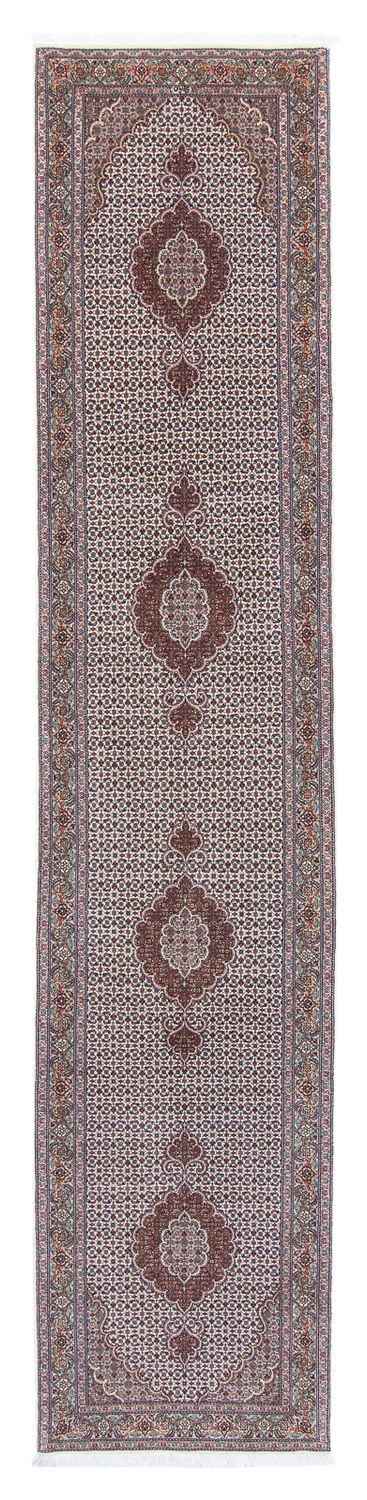 Tappeto corsia Tappeto Persero - Tabriz - 401 x 84 cm - multicolore