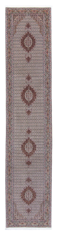 Tappeto corsia Tappeto Persero - Tabriz - 401 x 84 cm - multicolore