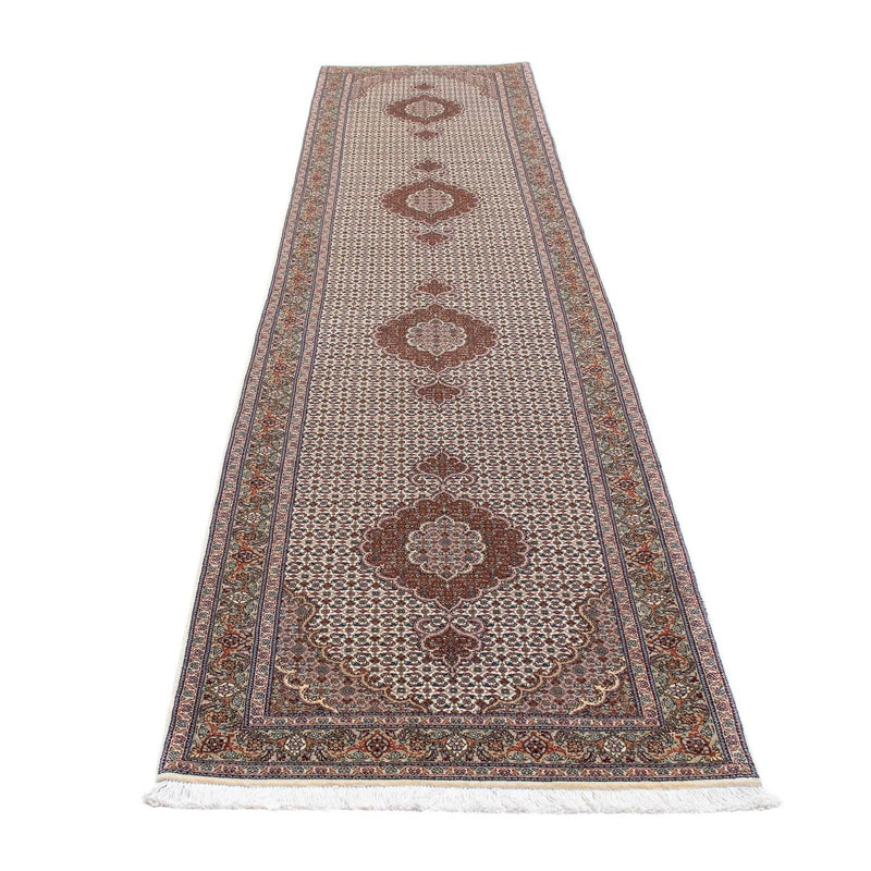 Tappeto corsia Tappeto Persero - Tabriz - 401 x 84 cm - multicolore