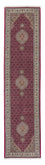 Tappeto corsia Tappeto Persero - Tabriz - 344 x 80 cm - rosso scuro