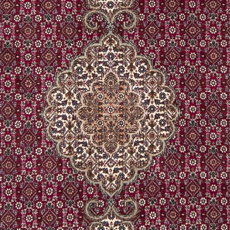 Tappeto corsia Tappeto Persero - Tabriz - 344 x 80 cm - rosso scuro