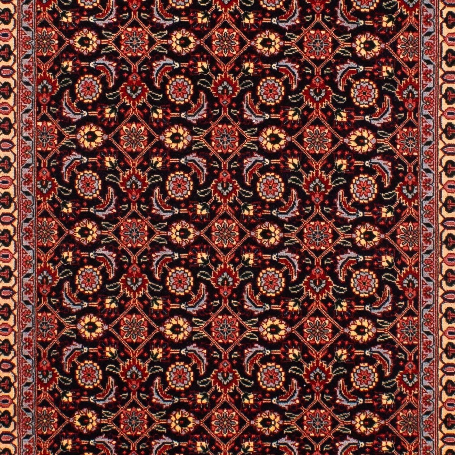 Tappeto corsia Tappeto Persero - Tabriz - 293 x 74 cm - marrone