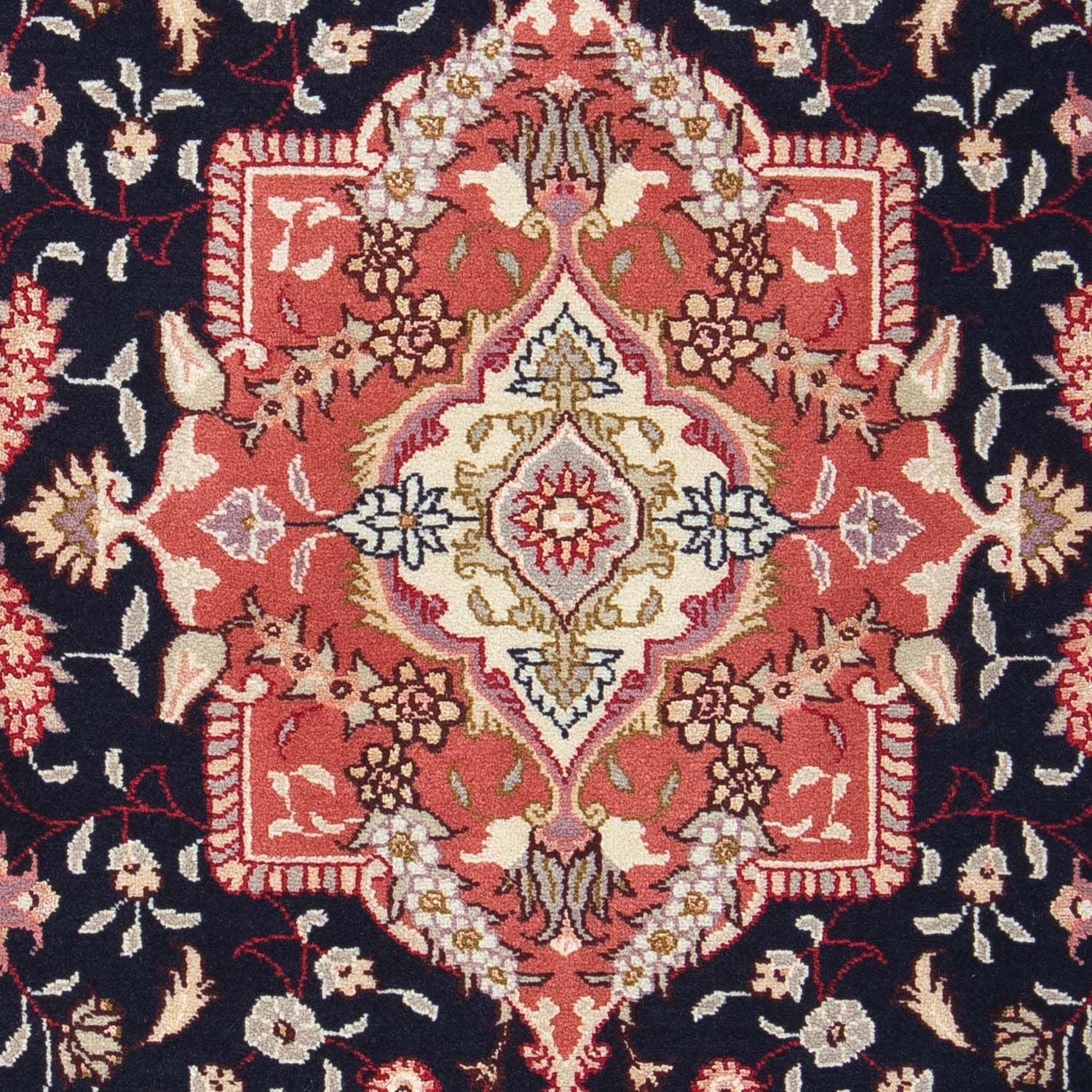 Tappeto Persero - Tabriz - Reale - 92 x 61 cm - blu scuro