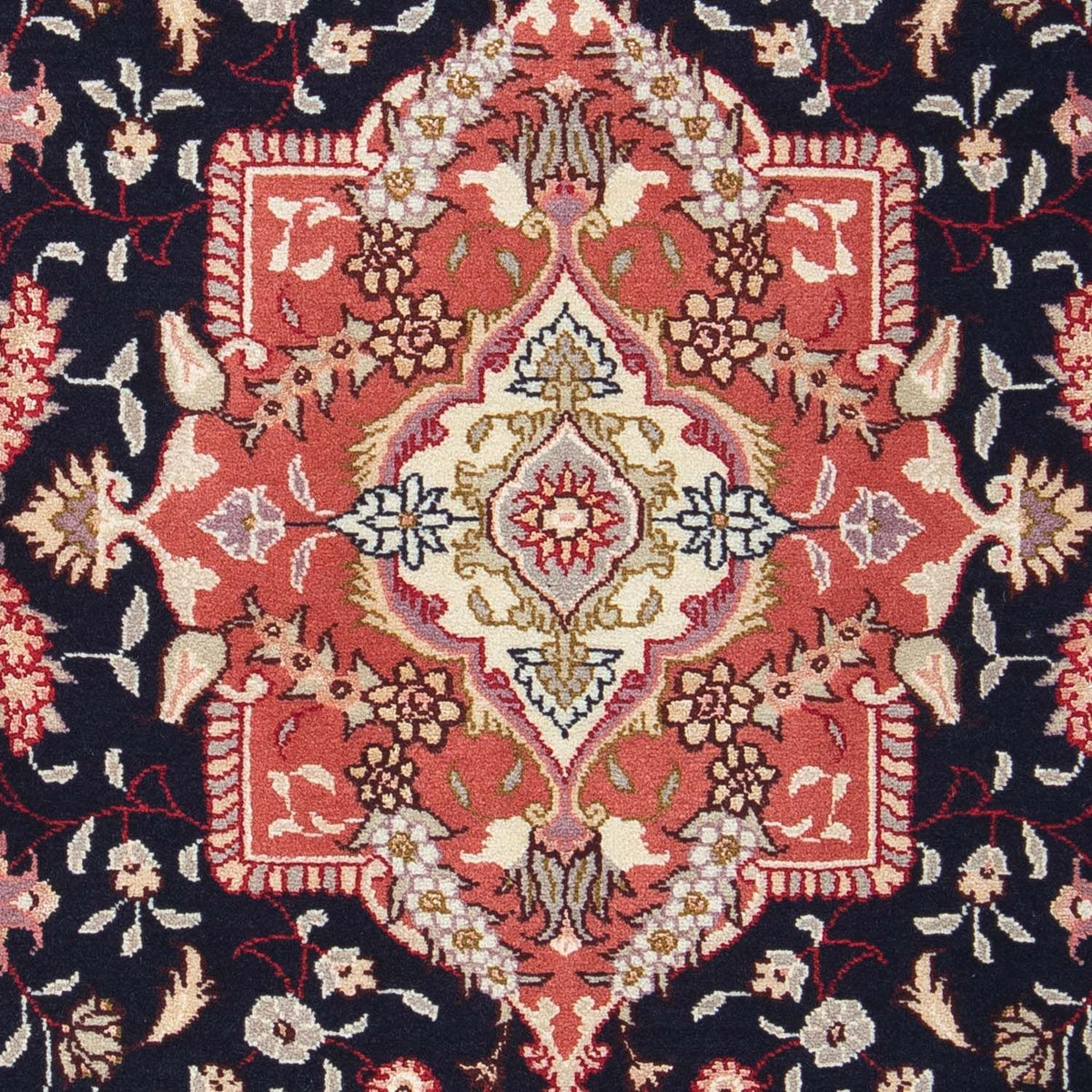 Tappeto Persero - Tabriz - Reale - 92 x 61 cm - blu scuro