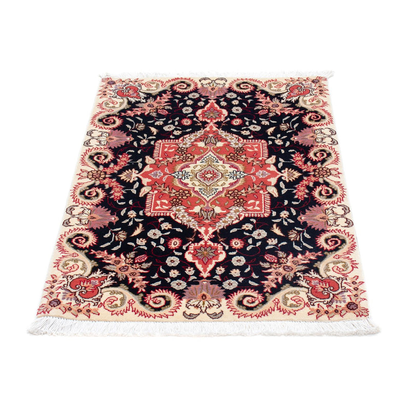 Tappeto Persero - Tabriz - Reale - 92 x 61 cm - blu scuro