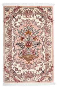 Tappeto Persero - Tabriz - Reale - 92 x 59 cm - rosso chiaro