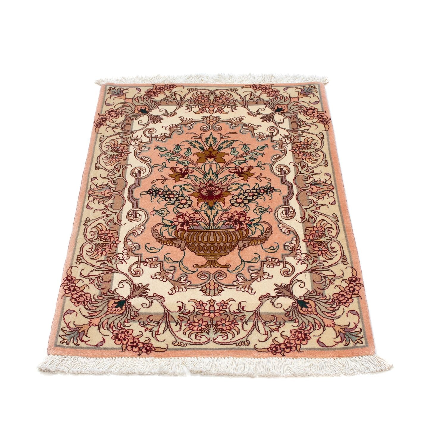 Tappeto Persero - Tabriz - Reale - 92 x 59 cm - rosso chiaro