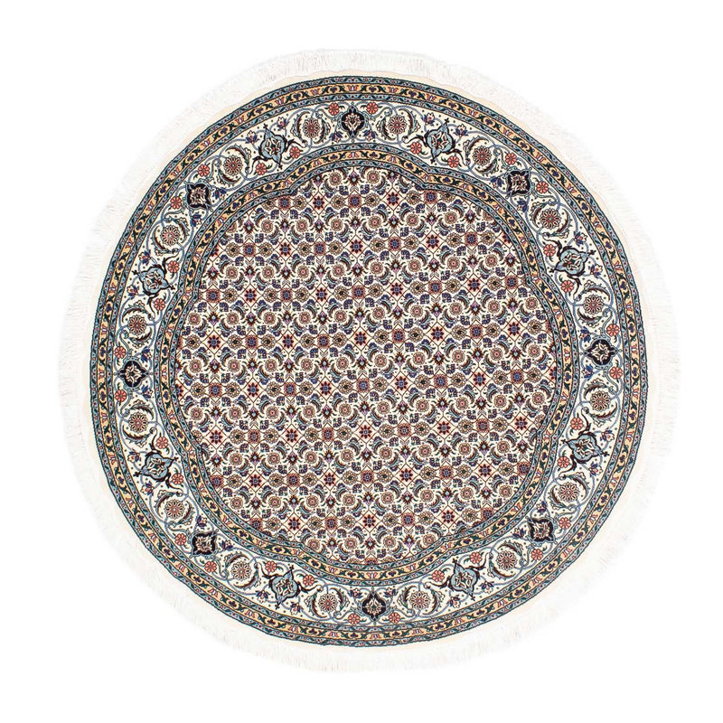 Tappeto Persero - Tabriz - Reale rotondo  - 150 x 150 cm - beige