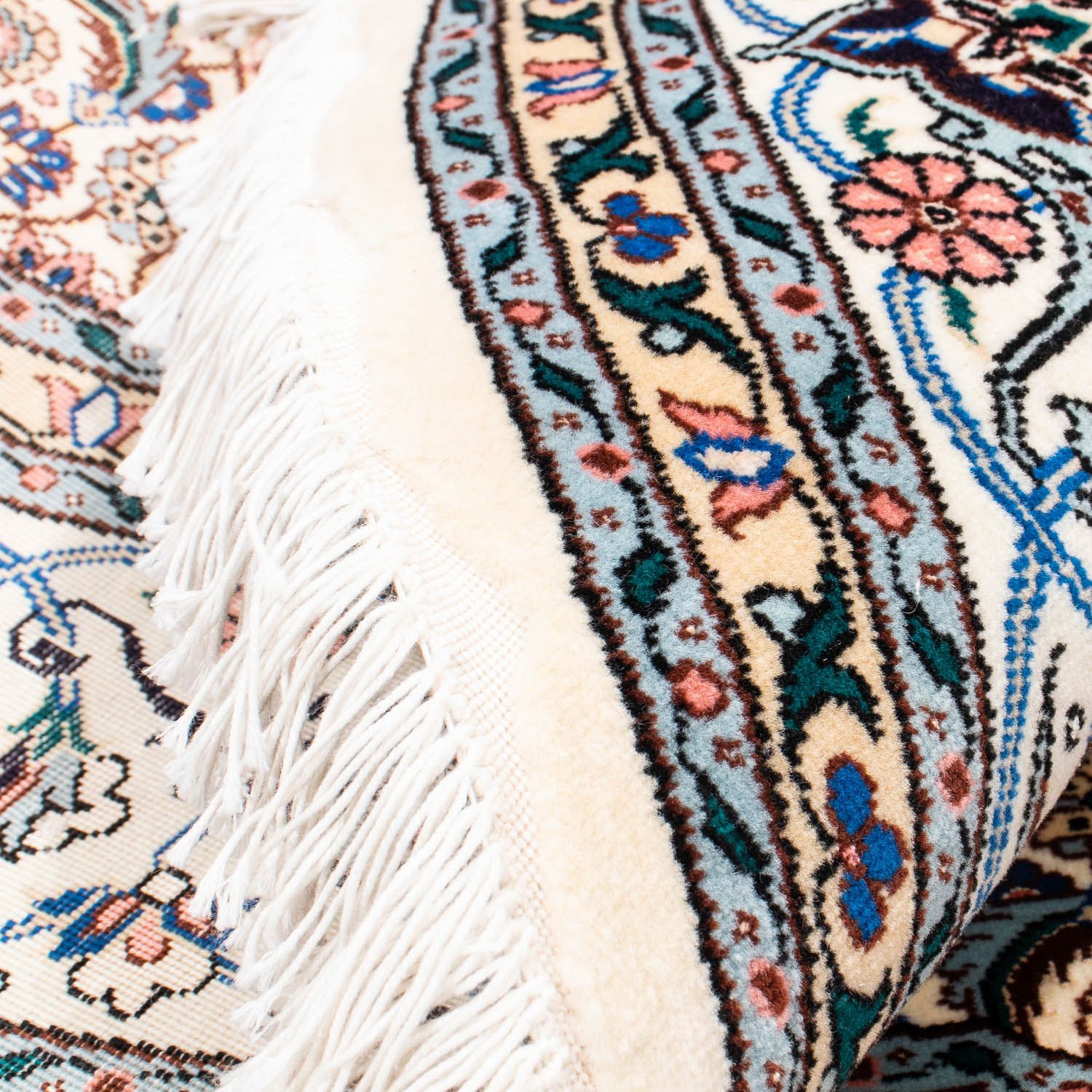 Tappeto Persero - Tabriz - Reale rotondo  - 150 x 150 cm - beige