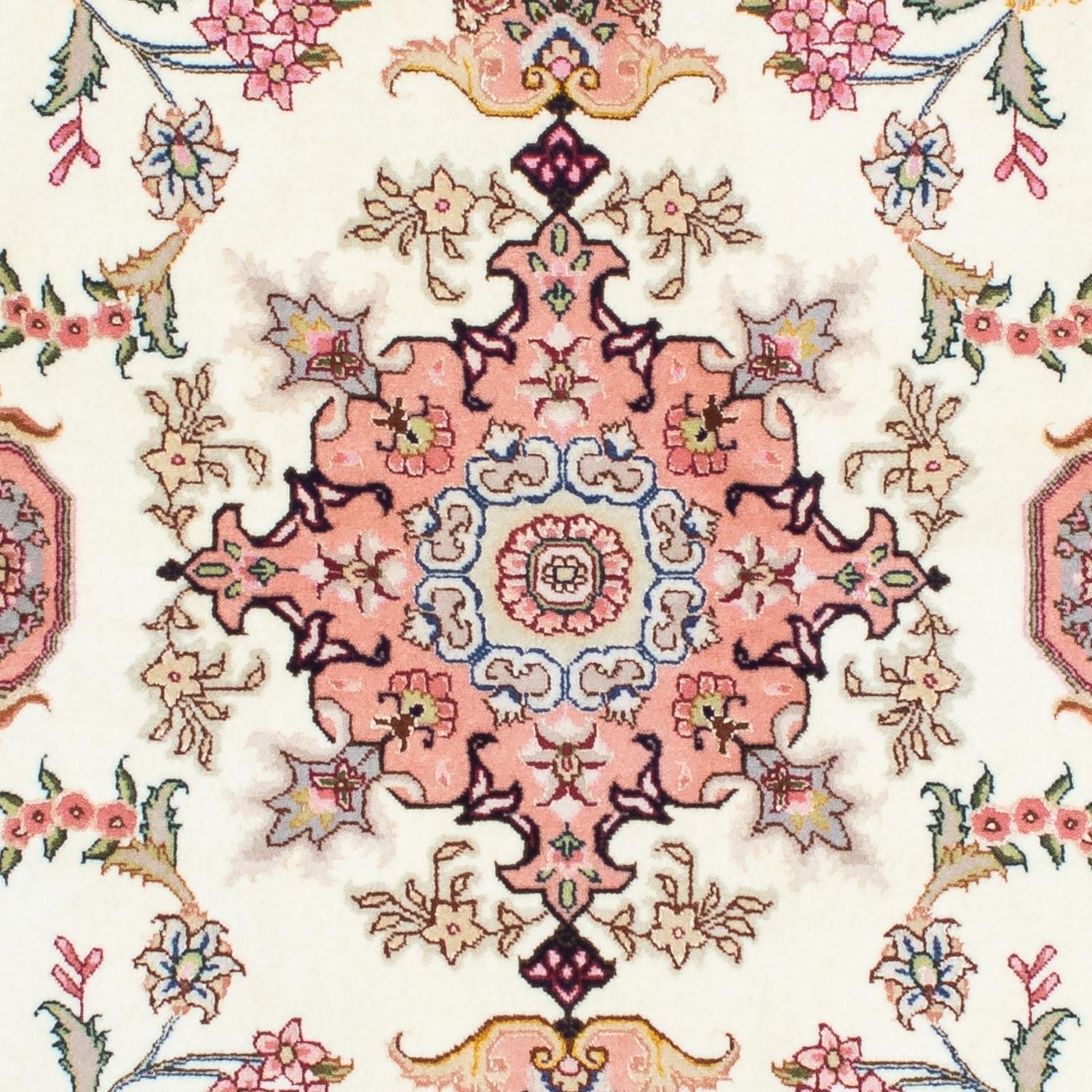 Tappeto corsia Tappeto Persero - Tabriz - Reale - 212 x 82 cm - beige