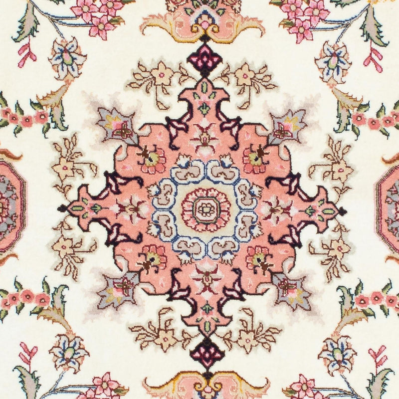 Tappeto corsia Tappeto Persero - Tabriz - Reale - 212 x 82 cm - beige