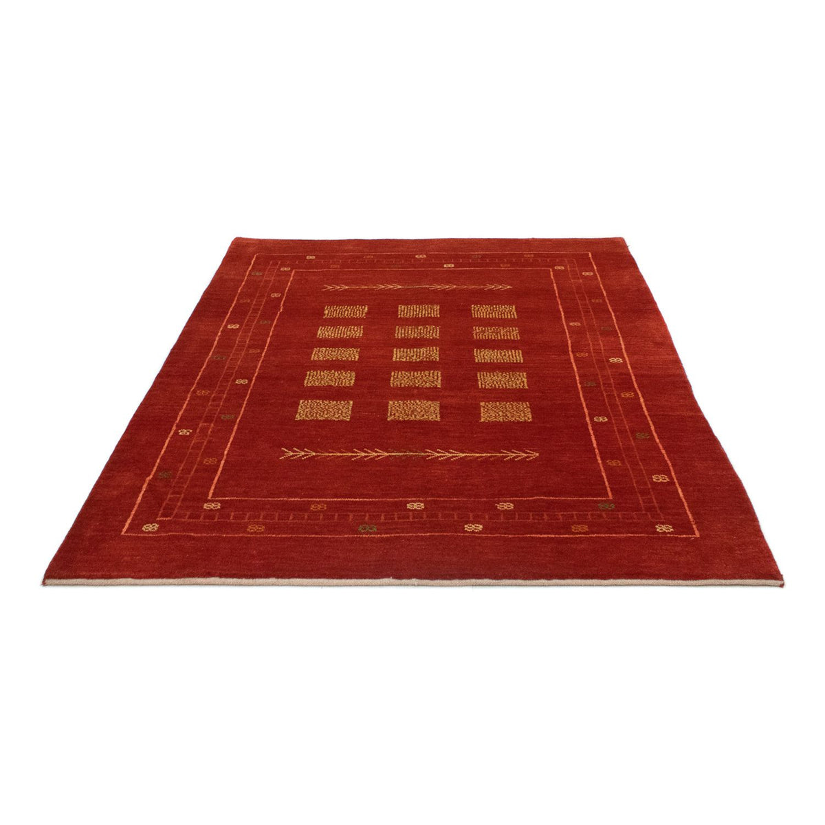 Tappeto Gabbeh - Persero - 193 x 149 cm - rosso