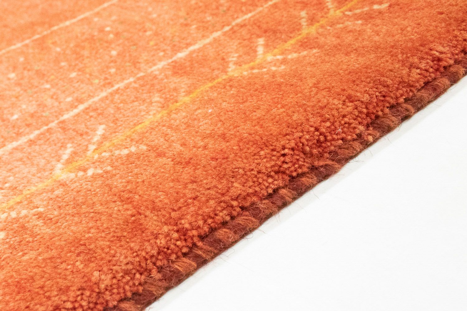 Tappeto Gabbeh - Persero - 202 x 151 cm - ruggine