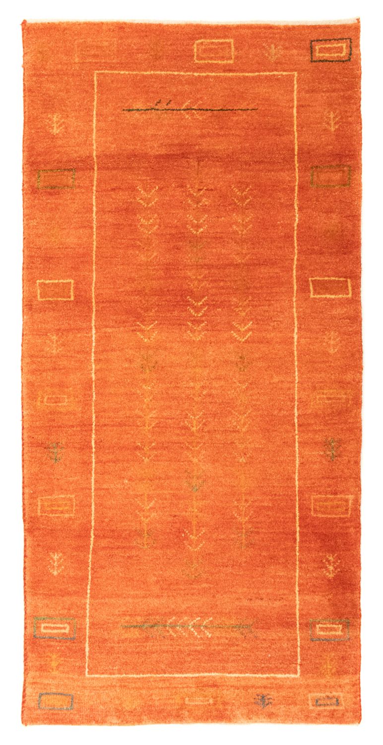 Tappeto Gabbeh - Persero - 146 x 68 cm - ruggine