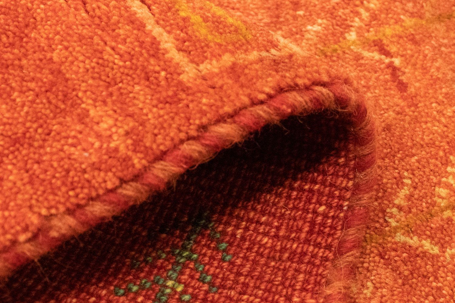 Tappeto Gabbeh - Persero - 146 x 68 cm - ruggine