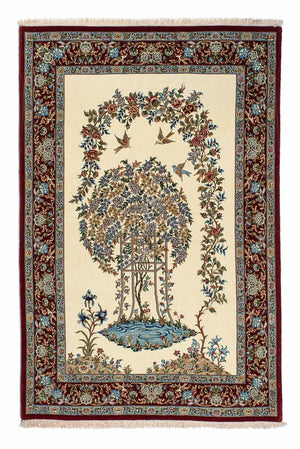 Tappeto Persero - Ghom - 205 x 135 cm - beige