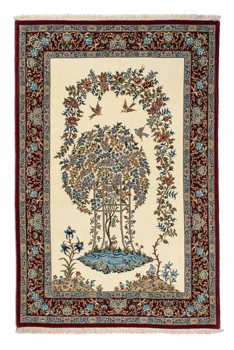 Tappeto Persero - Ghom - 205 x 135 cm - beige