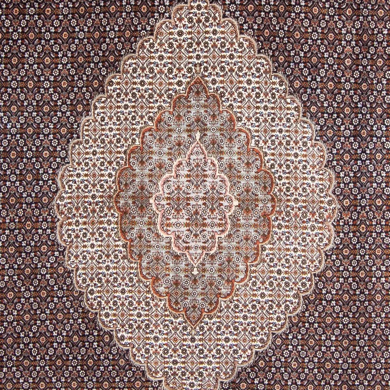 Tappeto Persero - Tabriz - 295 x 200 cm - blu scuro