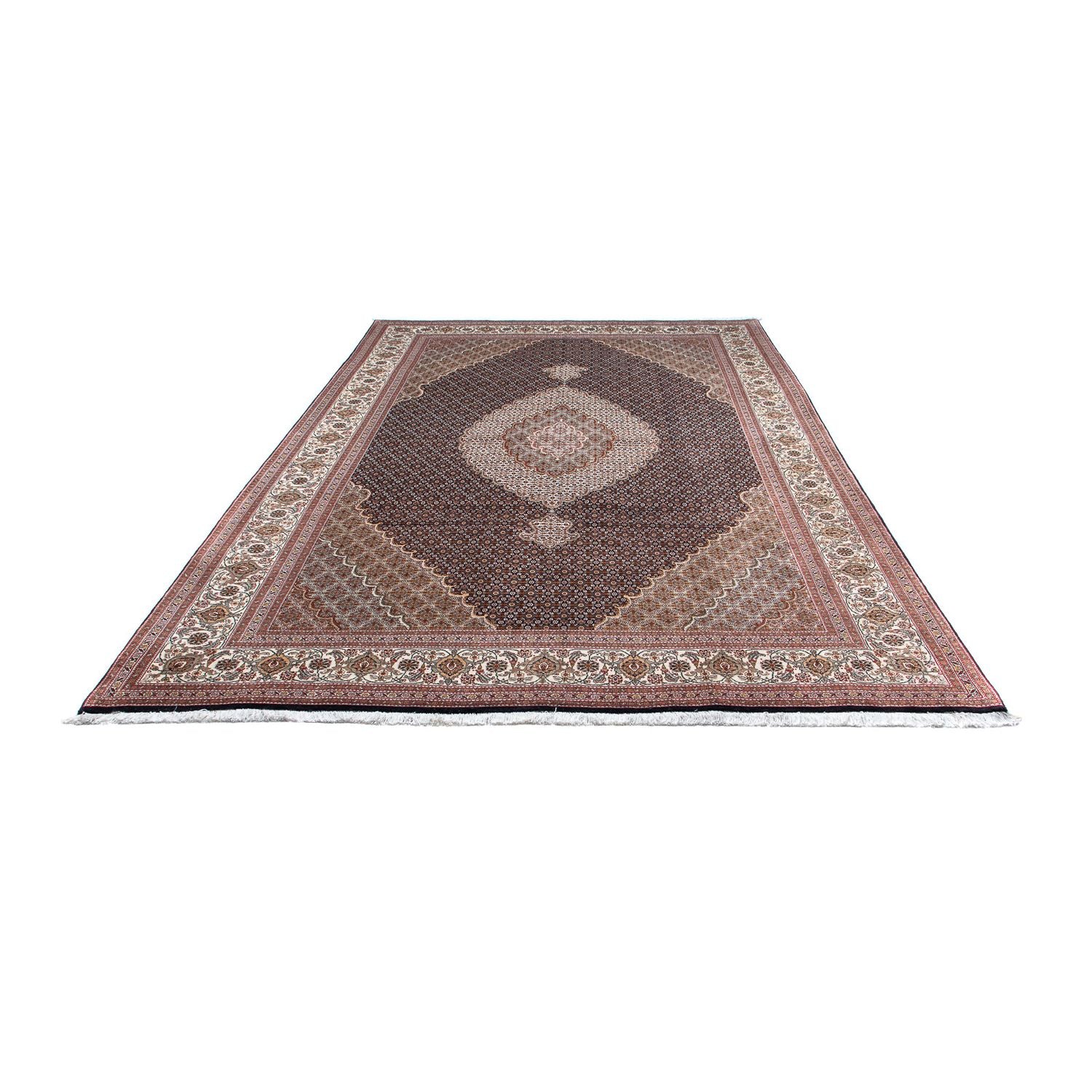 Tappeto Persero - Tabriz - 295 x 200 cm - blu scuro