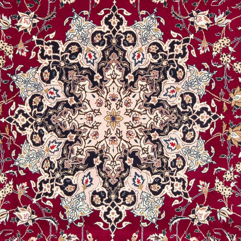 Tappeto Persero - Tabriz - Reale - 308 x 203 cm - rosso scuro