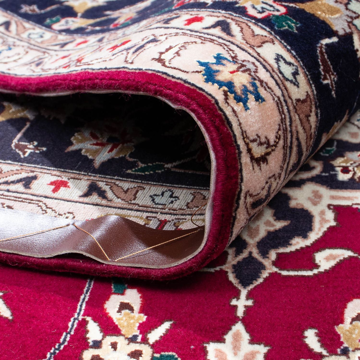 Tappeto Persero - Tabriz - Reale - 308 x 203 cm - rosso scuro