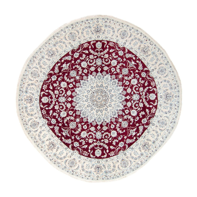 Tappeto Persero - Nain rotondo  - 310 x 310 cm - rosso scuro