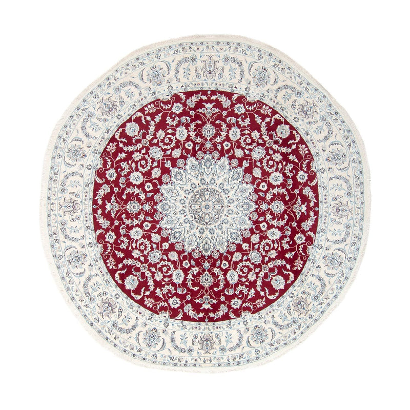 Tappeto Persero - Nain rotondo  - 295 x 295 cm - rosso scuro