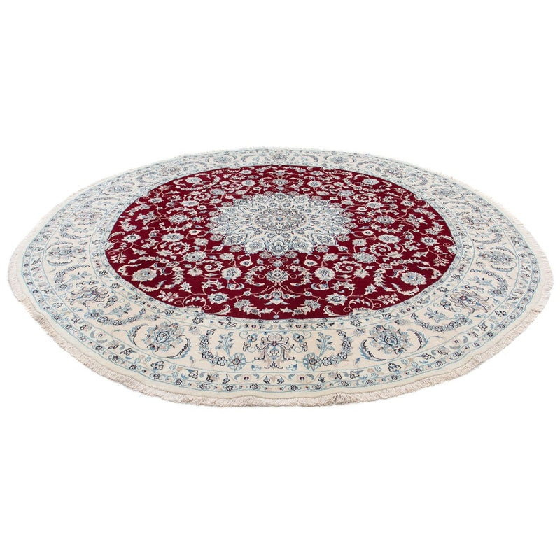 Tappeto Persero - Nain rotondo  - 295 x 295 cm - rosso scuro