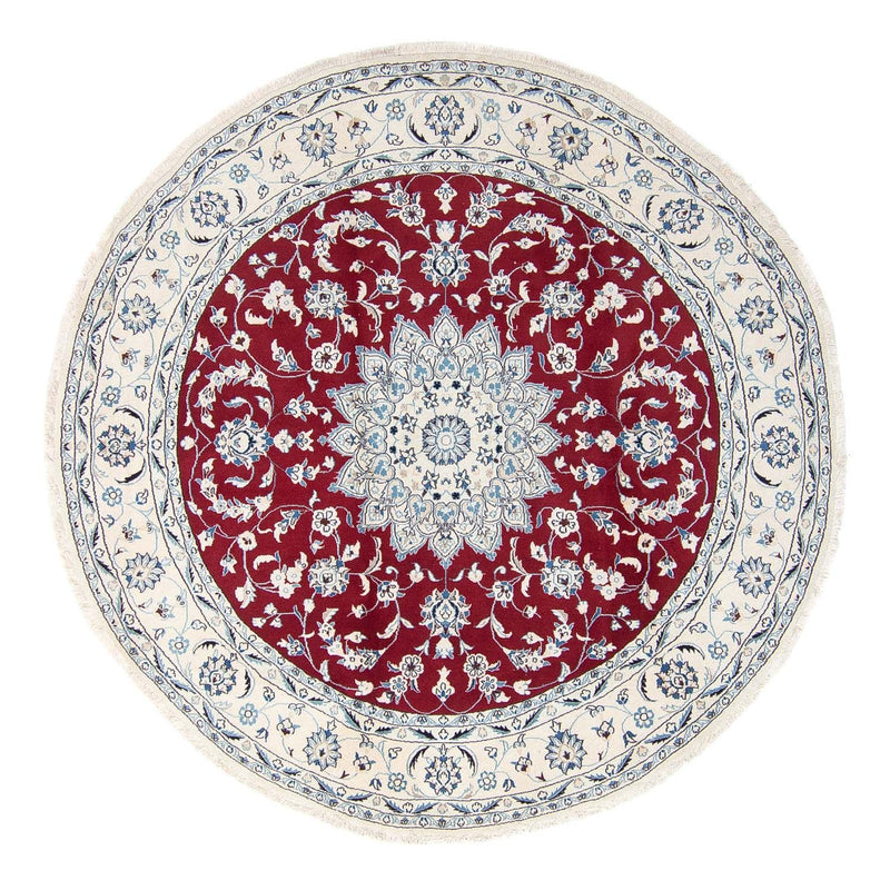 Tappeto Persero - Nain rotondo  - 247 x 247 cm - rosso scuro